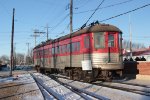 North Shore Line #757 in the Snow